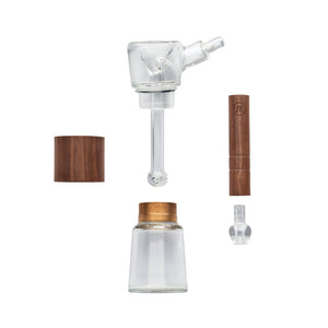 Marley Natural Bubbler Wood and Glass Herb Pipe - BHANGO HEAD SHOP - Premium Glass, Vape and Cannabis Accessories