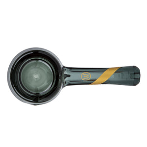 Marley Natural Smoked Glass Spoon Pipe With Gold Stripe for Herbs - BHANGO HEAD SHOP - Premium Glass, Vape and Cannabis Accessories